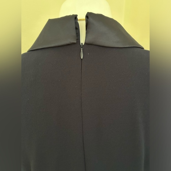 Adrianna Papell  Blue NWT Sleeveless Collard V Neck Fit & Flare Dress Sz 2. - Picture 8 of 16